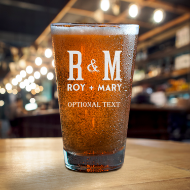Anniversary Gifts Custom Beer Glass